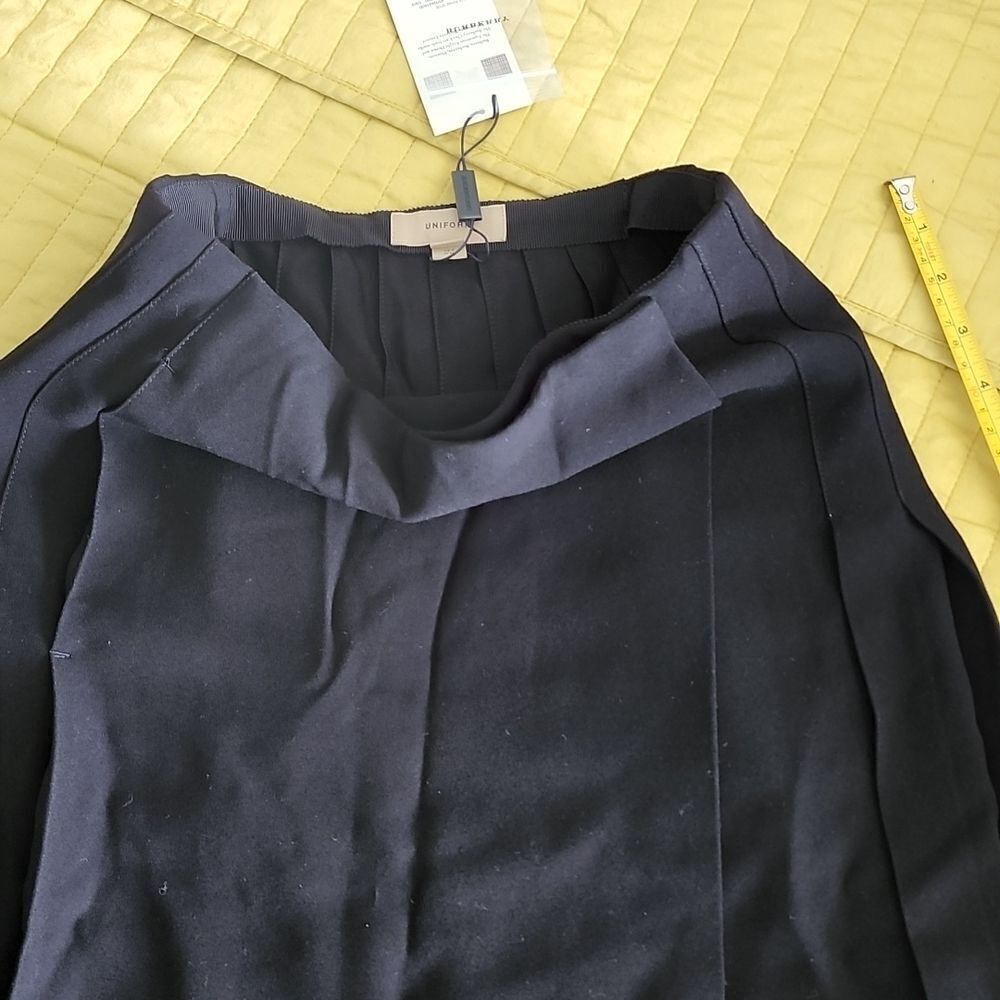 Burberry skirt uniform Back Pleated Wrap Front New With Tags - Picture 10 of 12
